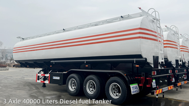 Diesel fuel tanker