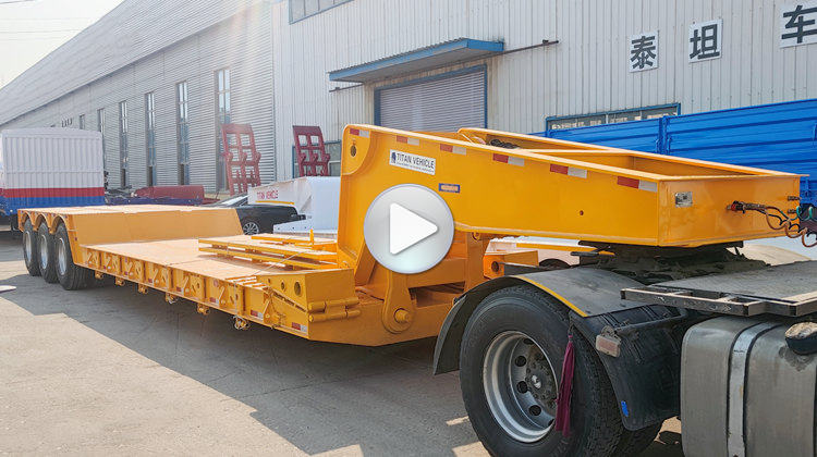 3 Axle 80 Tons RNG Lowboy Trailer | Detachable Lowboy Trailer for Sale in Guam Agana