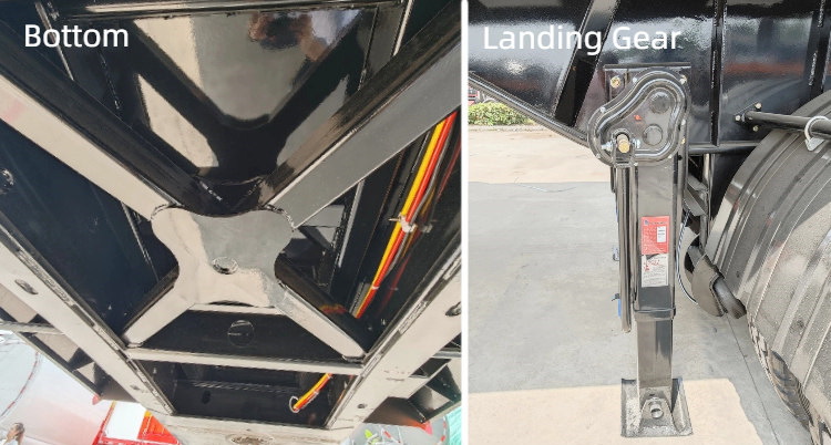 4 Axle 40 Cubic End Dump Trailer for Sale in Guam Apra
