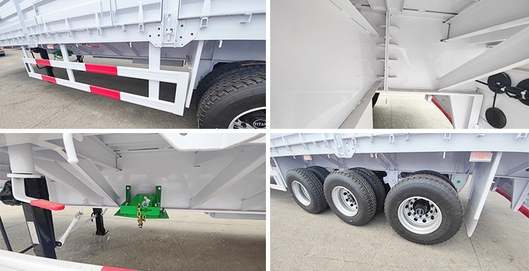 3 Axle 50 Ton Side Wall Trailer | Sidewall Trailer for Sale in Guam Agana