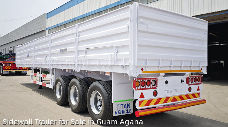 3 Axle 50 Ton Side Wall Trailer | Sidewall Trailer for Sale in Guam Agana