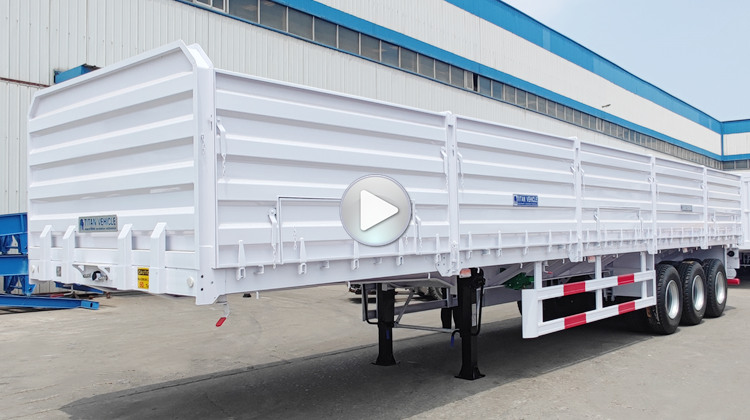 3 Axle 50 Ton Side Wall Trailer | Sidewall Trailer for Sale in Guam Agana