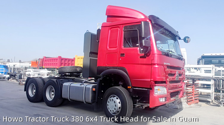 Howo Tractor Truck 380 6x4 Truck Head for Sale in Guam