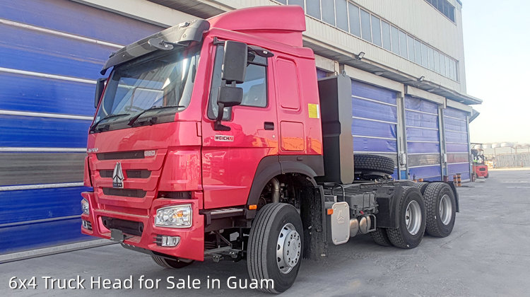 Howo Tractor Truck 380 6x4 Truck Head for Sale in Guam