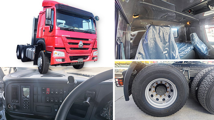 Howo Tractor Truck 380 6x4 Truck Head for Sale in Guam