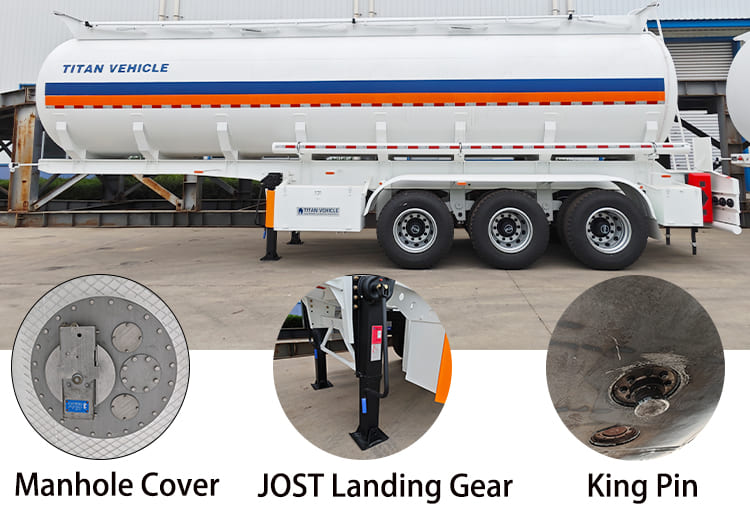 Tri Axle 4000 Liters Diesel Fuel Tanker Price in Guam