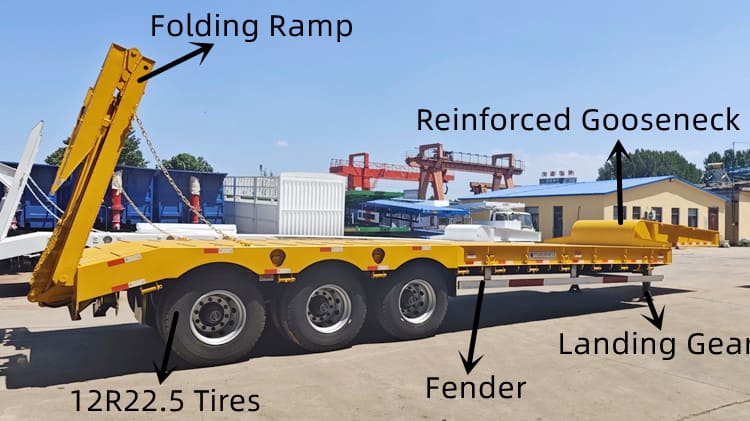 New 3 Axle Low Bed Trailer for Sale in Guam Agana