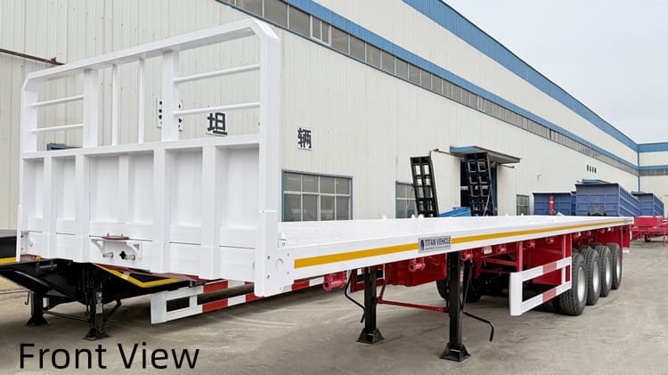 4 Axle 40Ft Flatbed Semi Trailer for Sale in Guam