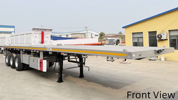 Tri Axle 40 Feet Flatbed Trailer in Guam Apra