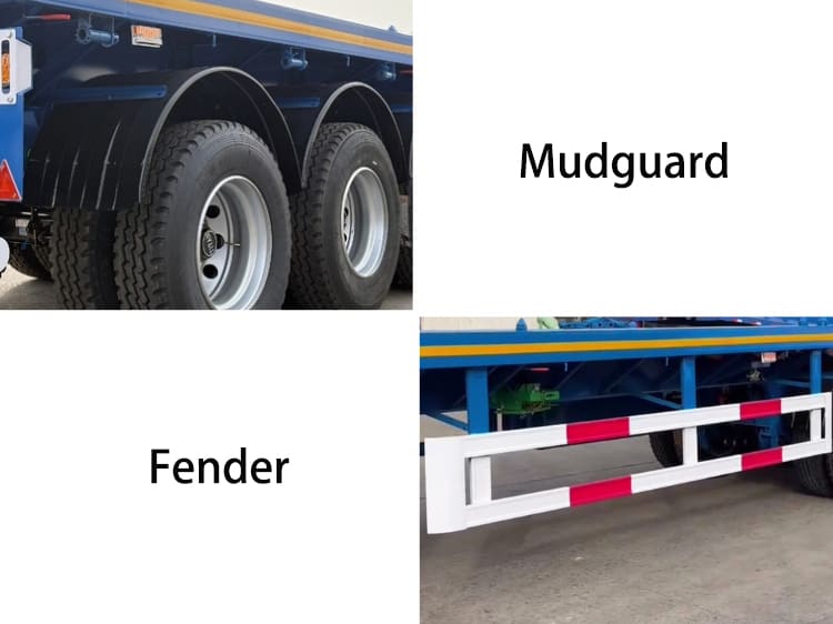 Cheap 4 Axle Flatbed Semi Trailer for Sale in Guam Agana