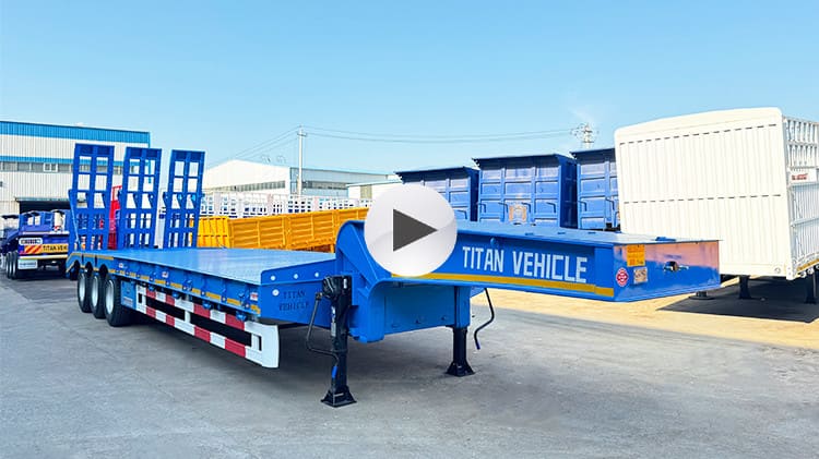 3 Axle 80 Ton Low Bed Trailer for Sale in Guam