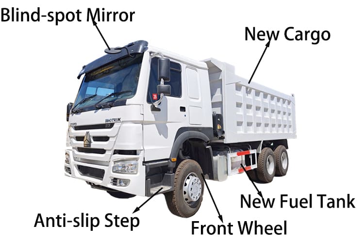 Used Howo 371 Dump Truck for Sale in Guam