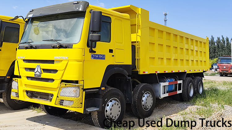 Sinotruk Howo 371 Cheap Used Dump Trucks for Sale in Guam