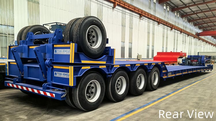 5 Axle 100 Ton Hydraulic Detachable Lowboy Trailer for Sale in Guam