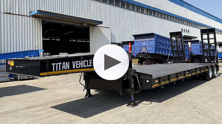 2 Line 4 Axle Low Loader Truck Trailer for Sale in Guam