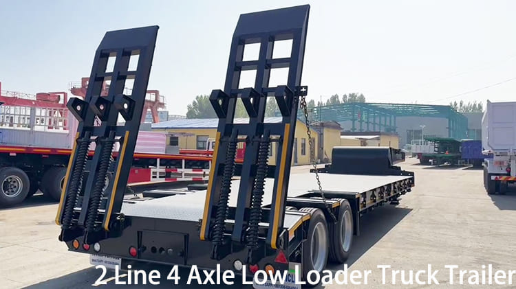 2 Line 4 Axle Low Loader Truck Trailer for Sale in Guam