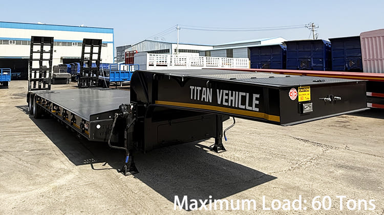 2 Line 4 Axle Low Loader Truck Trailer for Sale in Guam