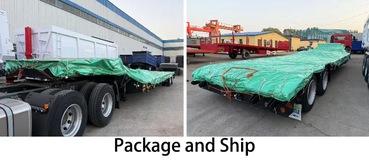 2 Line 4 Axle Low Loader Truck Trailer for Sale in Guam