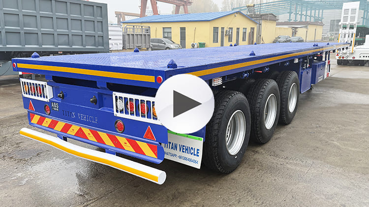 2025 Triple Axle Flat Bed Semi Trailer for Sale in Guam