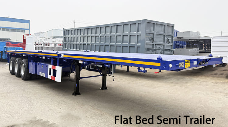 2025 Triple Axle Flat Bed Semi Trailer for Sale in Guam