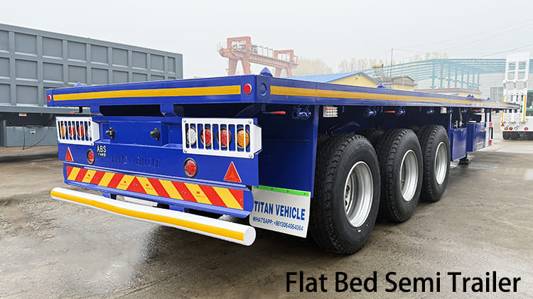 2025 Triple Axle Flat Bed Semi Trailer for Sale in Guam
