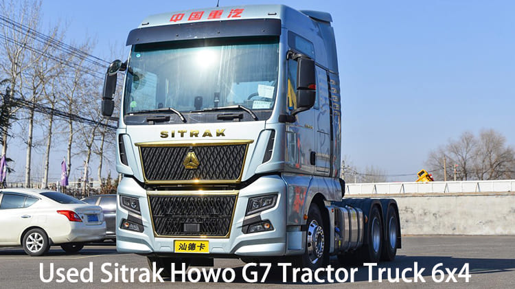 LHD Used Sitrak Howo G7 Tractor Truck 6x4 for Sale in Guam