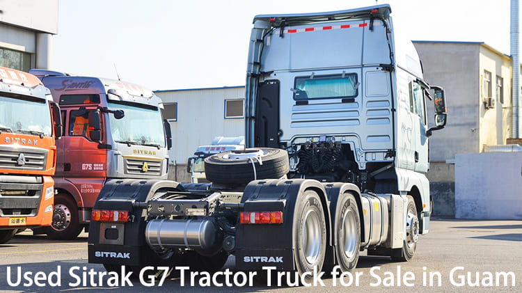 LHD Used Sitrak Howo G7 Tractor Truck 6x4 for Sale in Guam