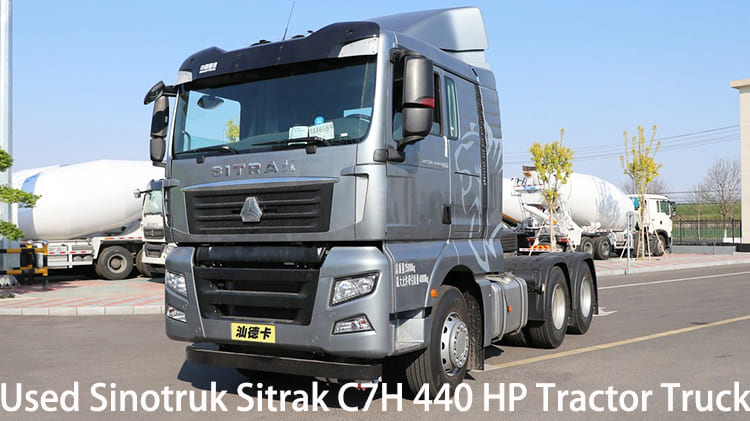 Used Sinotruk Sitrak C7H 440 HP Tractor Truck for Sale in Guam