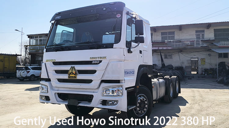 Gently Used Howo Sinotruk 2022 Tractor Truck 380 HP for Sale in Guam