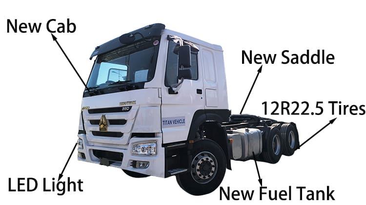 Gently Used Howo Sinotruk 2022 Tractor Truck 380 HP for Sale in Guam