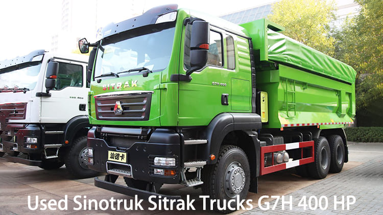 Used Sinotruk Sitrak Dump Trucks G7H 400 HP Price in Guam