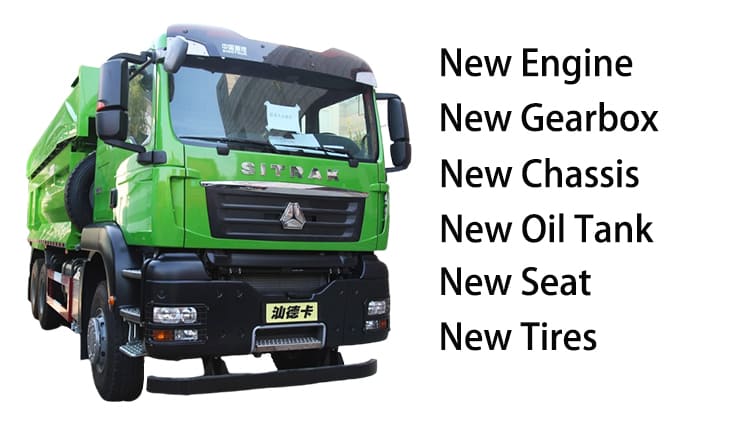 Used Sinotruk Sitrak Dump Trucks G7H 400 HP Price in Guam