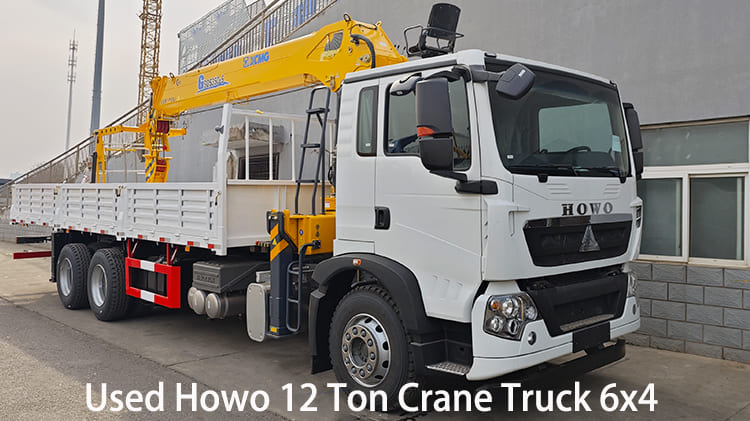 Used Howo 12 Ton Crane Truck 6x4 for Sale Near Me in Guam
