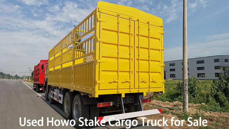 8x4 Used Sinotruk Howo Stake Cargo Truck for Sale in Guam