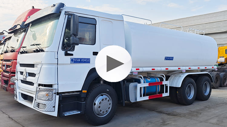 LHD Used Sino Fuel Tanker Trucks 371 HP for Sale in Guam