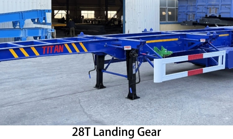 3 Axle 40 Foot Container Chassis Trailer for Sale in Guam