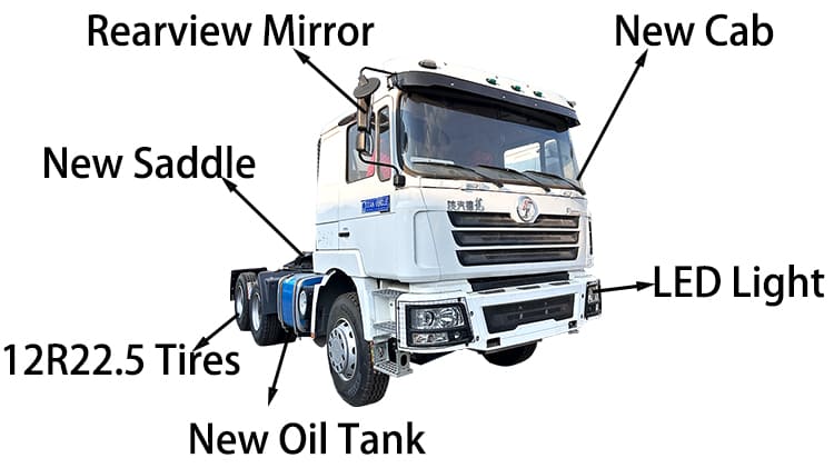 6x4 Used Shacman Tractor Truck F3000 for Sale in Guam