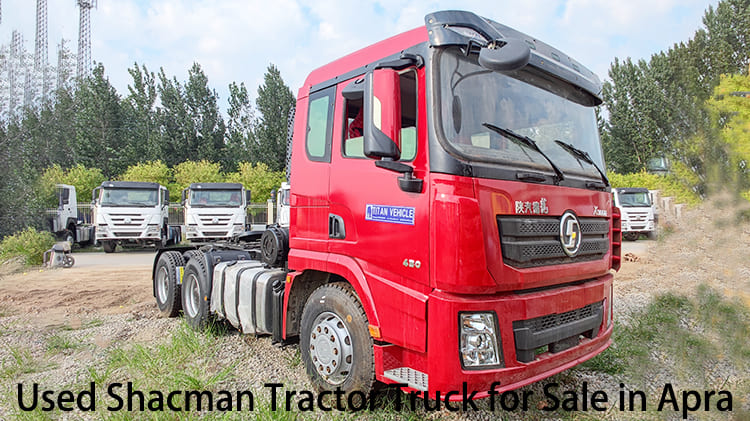 Used Shacman 6x4 Tractor Truck for Sale in Apra Guam