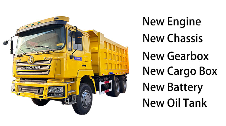 SX4256 Used Shacman F3000 Dump Truck for Sale in Guam
