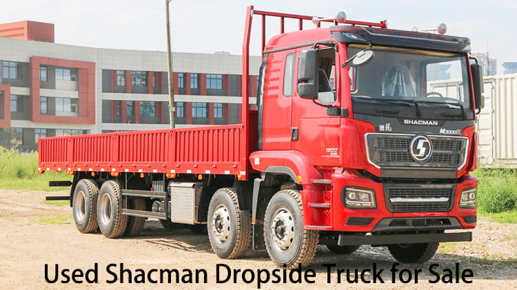 8x4 Used Shacman Dropside Truck for Sale in Guam