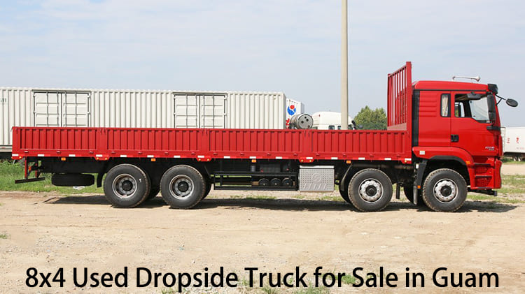 8x4 Used Shacman Dropside Truck for Sale in Guam
