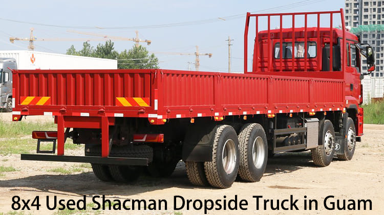 8x4 Used Shacman Dropside Truck for Sale in Guam