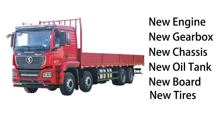 8x4 Used Shacman Dropside Truck for Sale in Guam