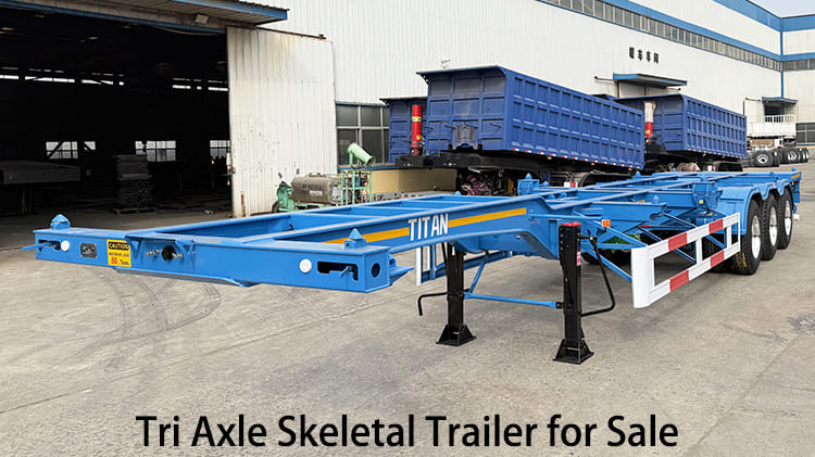 2025 New Tri Axle Skeletal Trailer for Sale in Guam Agana