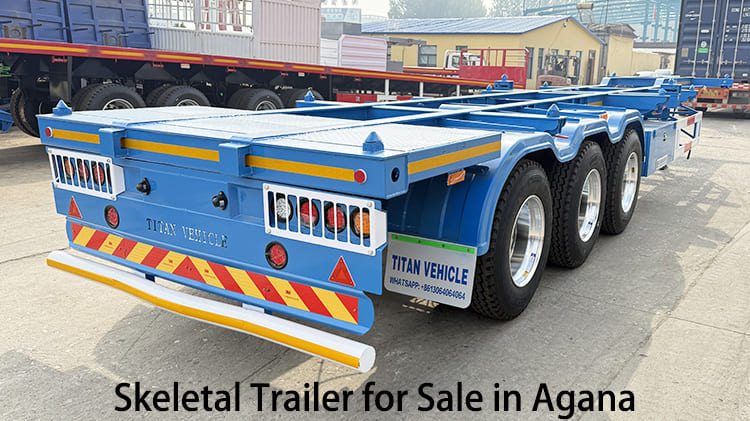 2025 New Tri Axle Skeletal Trailer for Sale in Guam Agana