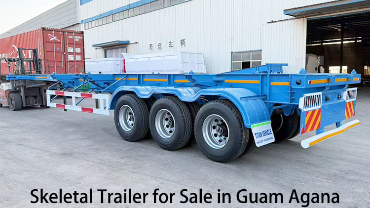 2025 New Tri Axle Skeletal Trailer for Sale in Guam Agana