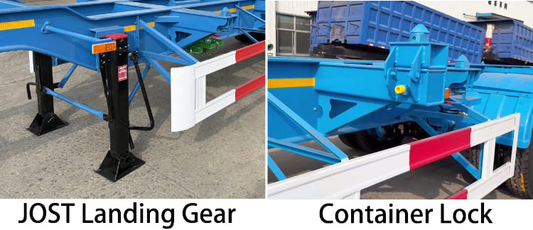 2025 New Tri Axle Skeletal Trailer for Sale in Guam Agana