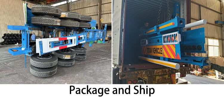 2025 New Tri Axle Skeletal Trailer for Sale in Guam Agana