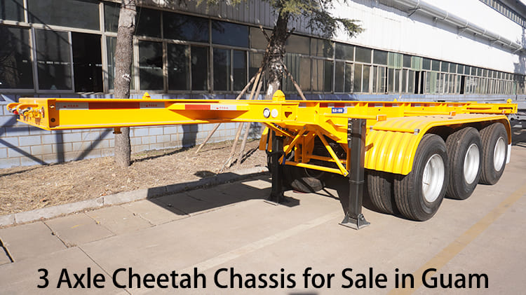 3 Axle 20 Ft Cheetah Container Chassis for Sale in Guam