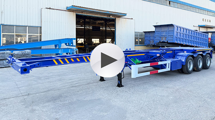 3 Axle 40 Ft Cheetah Chassis Trailers for Sale in Guam